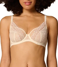 Simone Perele Radieuse Underwire Balconette Lace Plunge Bra