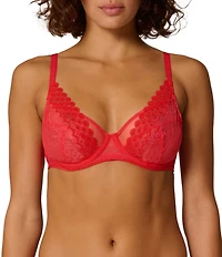 Simone Perele Radieuse Underwire Balconette Lace Plunge Bra