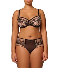 Simone Perele Romance Embroidered Full-Busted Underwire Cut & Sewn Bra