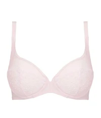 Simone Perele Unlined Sheer Embroidered Plunge Bra
