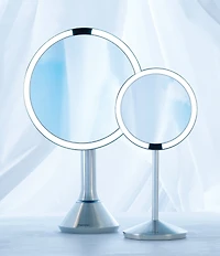 simplehuman 5#double; Mini 10x Magnification Sensor Lighted Mirror