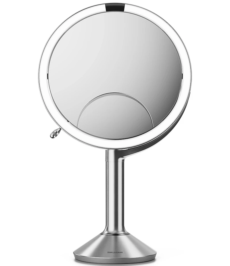 simplehuman Sensor Trio Magnification Brushed Steel Mirror
