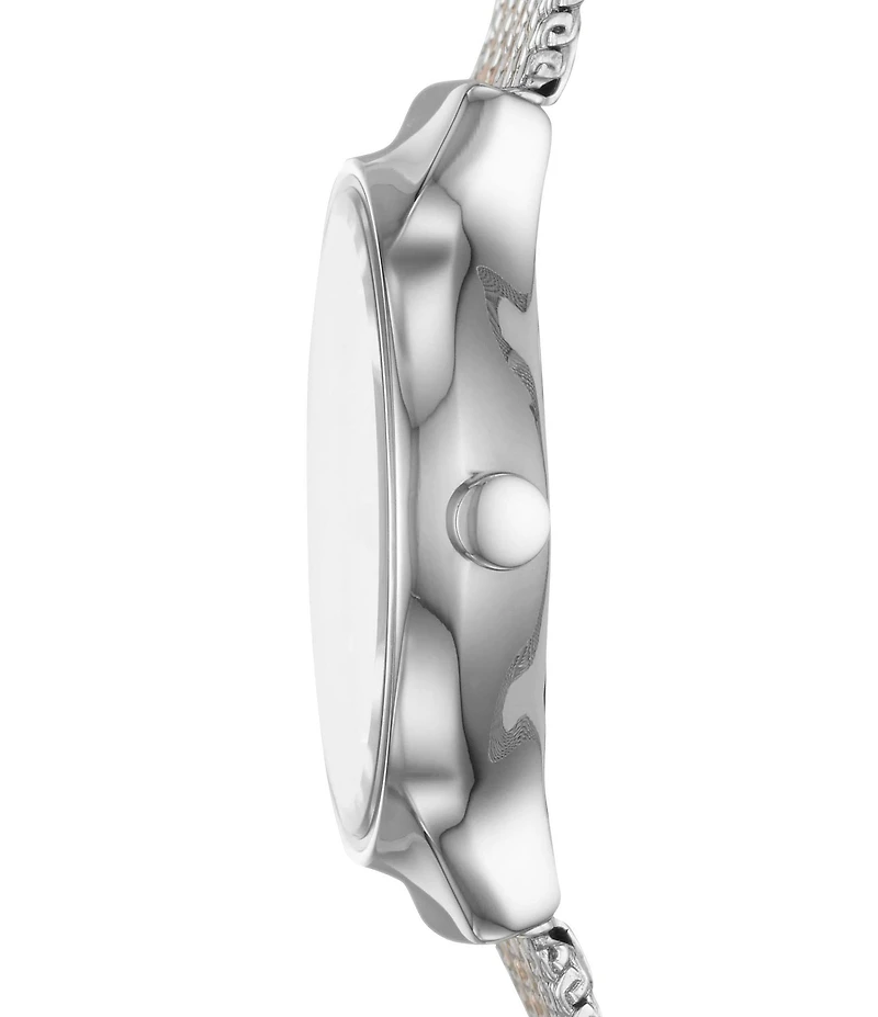 Skagen Freja Lille Two-Tone Steel Mesh Bracelet Watch