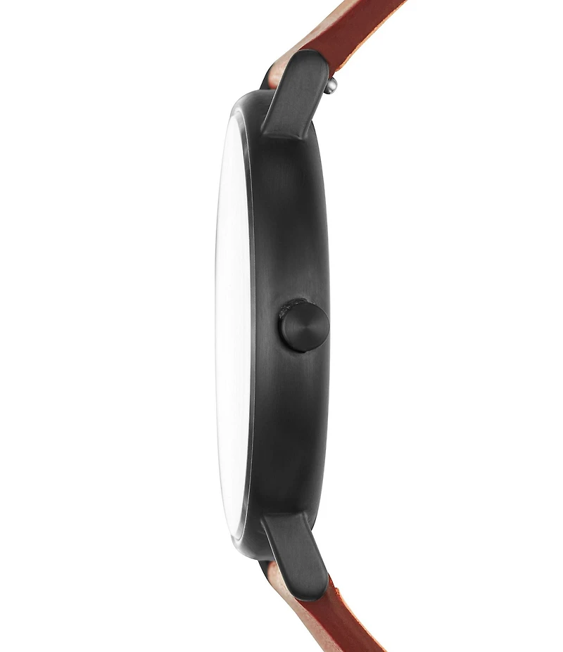 Skagen Signature Men's Medium Brown Leather Watch