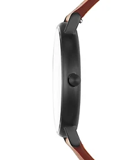 Skagen Signature Men's Medium Brown Leather Watch