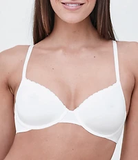 Skarlett Blue Adorned Cotton Molded Underwire Bra