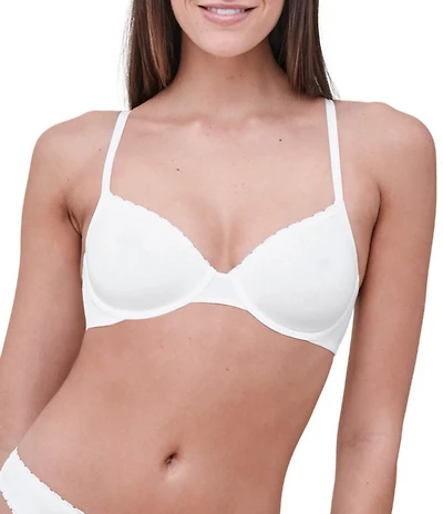 Skarlett Blue Adorned Cotton Molded Underwire Bra