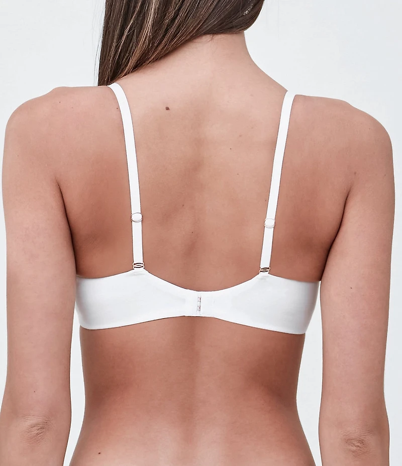 Skarlett Blue Adorned Cotton Molded Underwire Bra