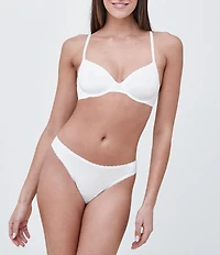 Skarlett Blue Adorned Cotton Molded Underwire Bra