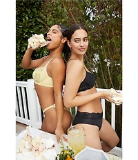 Skarlett Blue Bonbon Full Coverage Gingham Lace Bra