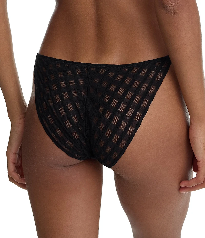 Skarlett Blue BonBon String Gingham Lace Bikini