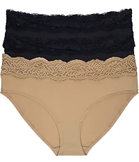 Skarlett Blue Divine Lace Trim Hipster 3-Pack