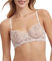 Skarlett Blue Entice Eyelash Lace Unlined Balconette Bra