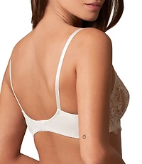 Skarlett Blue Entice Eyelash Lace Unlined Balconette Bra