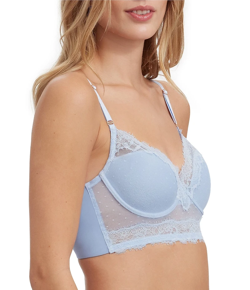 Skarlett Blue Entice Lace and Mesh Longline T-Shirt Bra