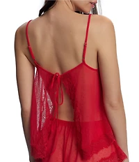 Skarlett Blue Entice Sheer Dotted Reversible Coordinating Cami