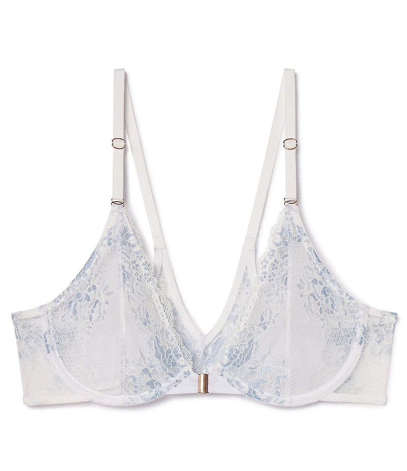 Skarlett Blue Flaunt Front-Closure Seamed Underwire Bra