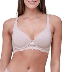 Skarlett Blue Goddess Convertible Lace Band Underwire Plunge Bra