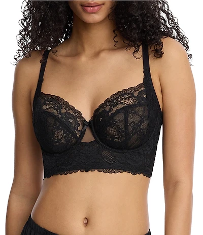 Skarlett Blue Minx Longline Side Support Lace Bra