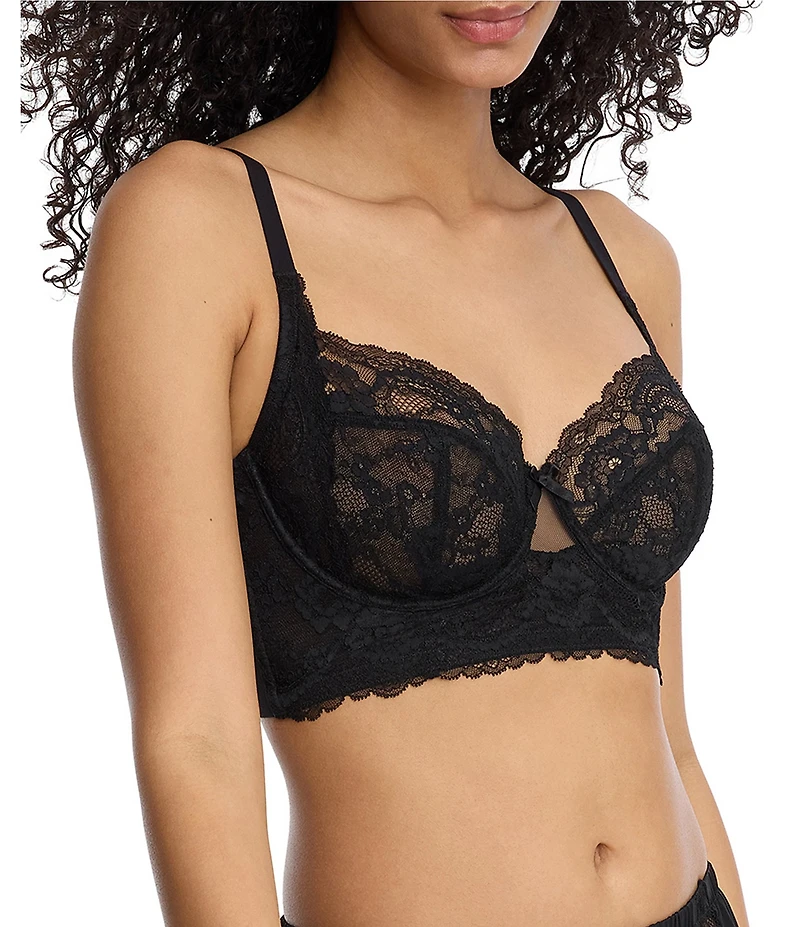 Skarlett Blue Minx Longline Side Support Lace Bra
