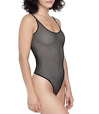 Skarlett Blue Mischief Sheer Thong Bodysuit