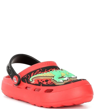 Skechers Boys' Swifters T-Rex Brights Light Up Clogs (Toddler)