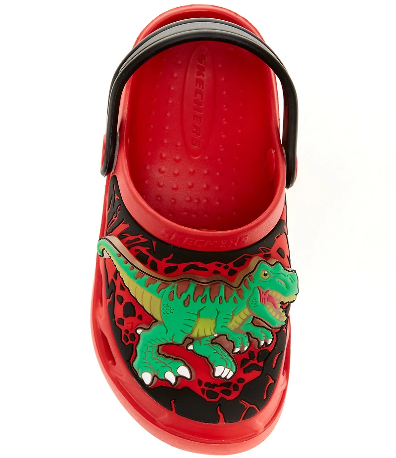 Skechers Boys' Swifters T-Rex Brights Light Up Clogs (Toddler)