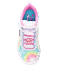 Skechers Girls' Flutter Heart Lights-Groovy Swirl Light Up Sneakers (Toddler)