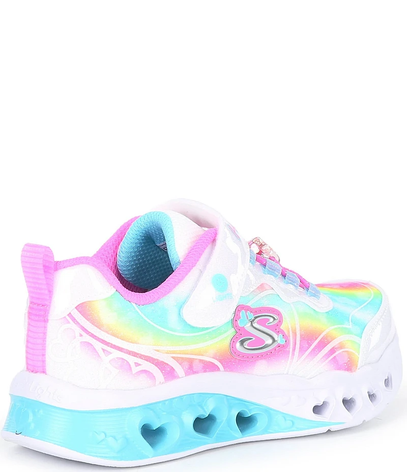 Skechers Girls' Flutter Heart Lights-Groovy Swirl Light Up Sneakers (Youth)