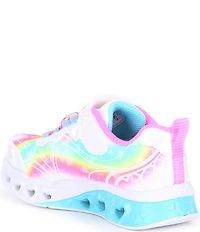 Skechers Girls' Flutter Heart Lights-Groovy Swirl Light Up Sneakers (Youth)