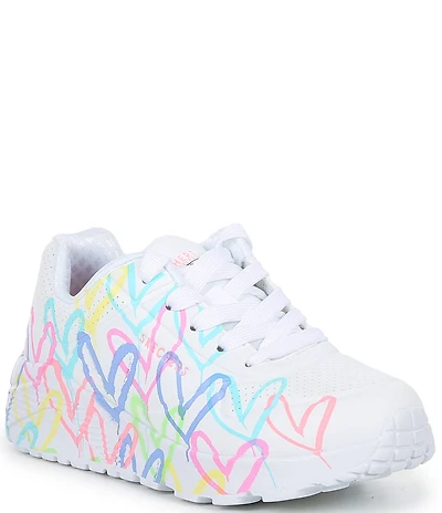 Skechers Girls' JGoldcrown: Uno Lite - Spread the Love Sneakers (Toddler)