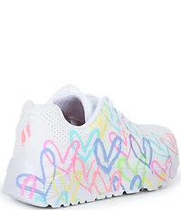 Skechers Girls' JGoldcrown: Uno Lite - Spread the Love Sneakers (Toddler)