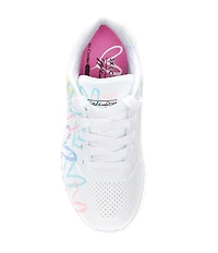 Skechers Girls' JGoldcrown: Uno Lite - Spread the Love Sneakers (Toddler)
