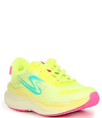 Skechers Girls' Max Cushioning Ascend Aura Speed Washable Sneakers (Youth)