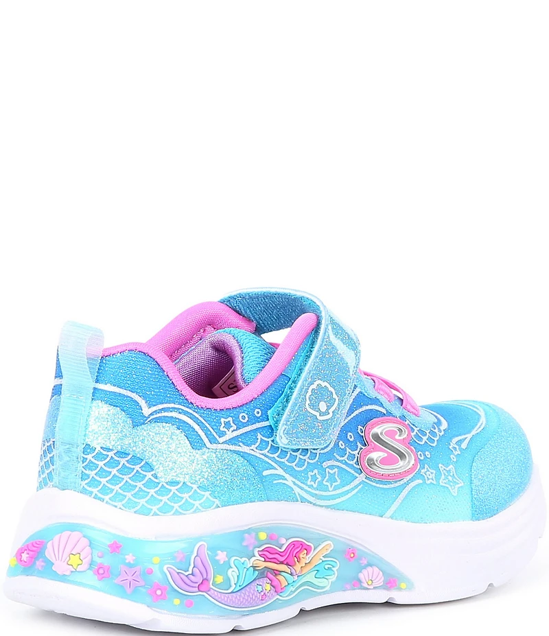 Skechers Girls' My Dreamers-Lil Mermaid Light Up Sneakers (Toddler)