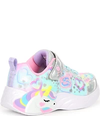 Skechers Girls' S:Lights Unicorn Dreams Heart Sparkles Light Up Sneakers (Youth)