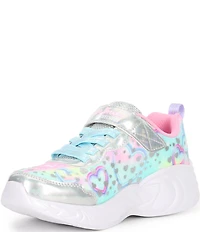 Skechers Girls' S:Lights Unicorn Dreams Heart Sparkles Light Up Sneakers (Youth)
