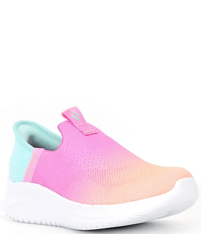 Skechers Girls' Slip-Ins Ultra Flex 3.0-Color Boost Washable Sneakers (Toddler)