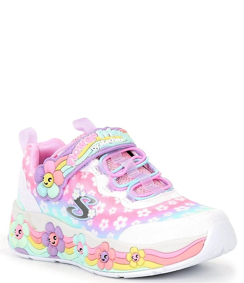 Skechers Girls' Sweet Kickz: Flower Friends Scented Sneakers (Toddler)