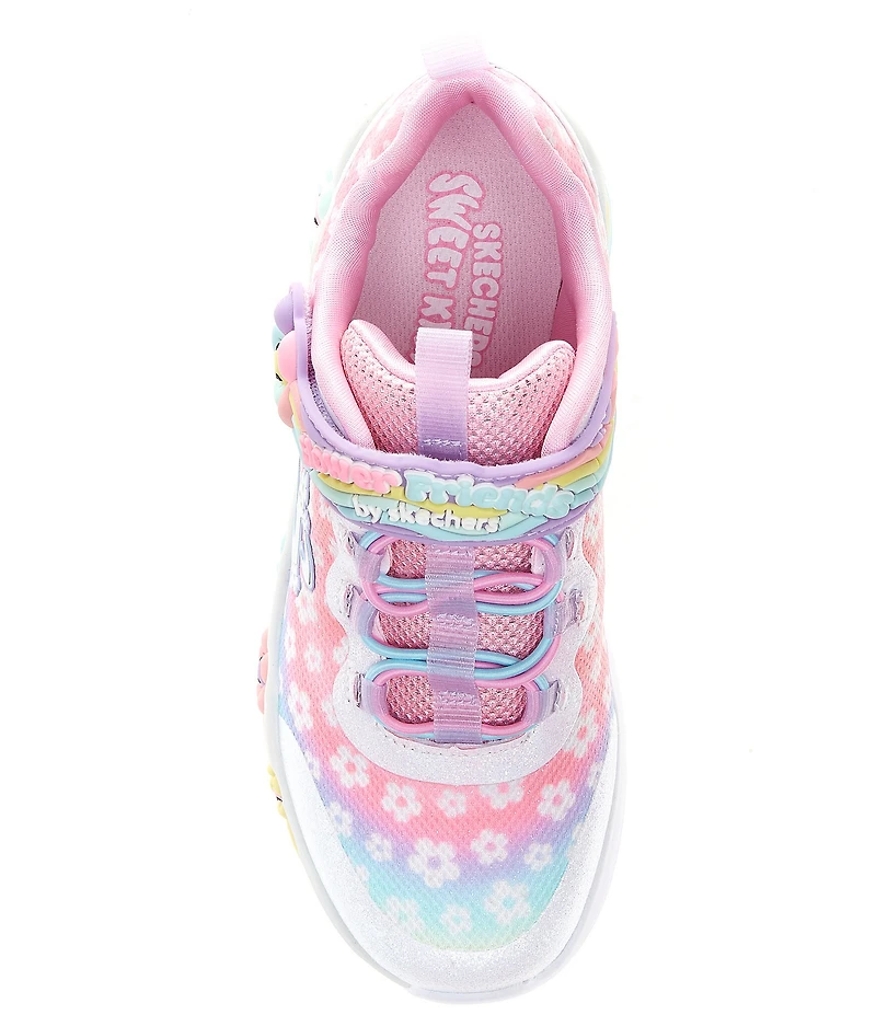 Skechers Girls' Sweet Kickz: Flower Friends Scented Sneakers (Toddler)