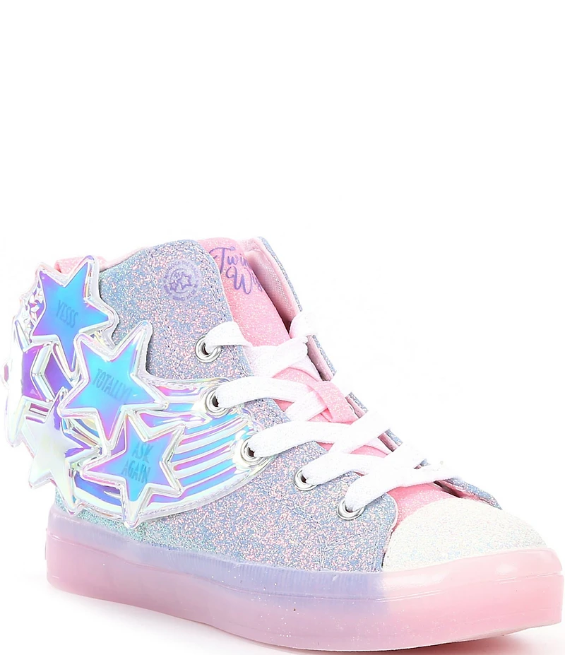 Skechers Girls' Twi-Lites 2.0 Magical Wish Light Up High-Top Sneakers (Toddler)