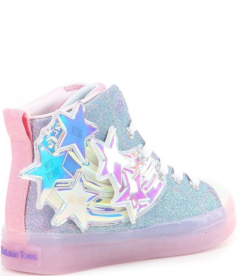 Skechers Girls' Twi-Lites 2.0 Magical Wish Light Up High-Top Sneakers (Toddler)