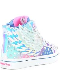 Skechers Girls' Twinkle Toes: Twi-Lites 2.0 Dreamy Wings Light Up Hi-Top Sneakers (Toddler)