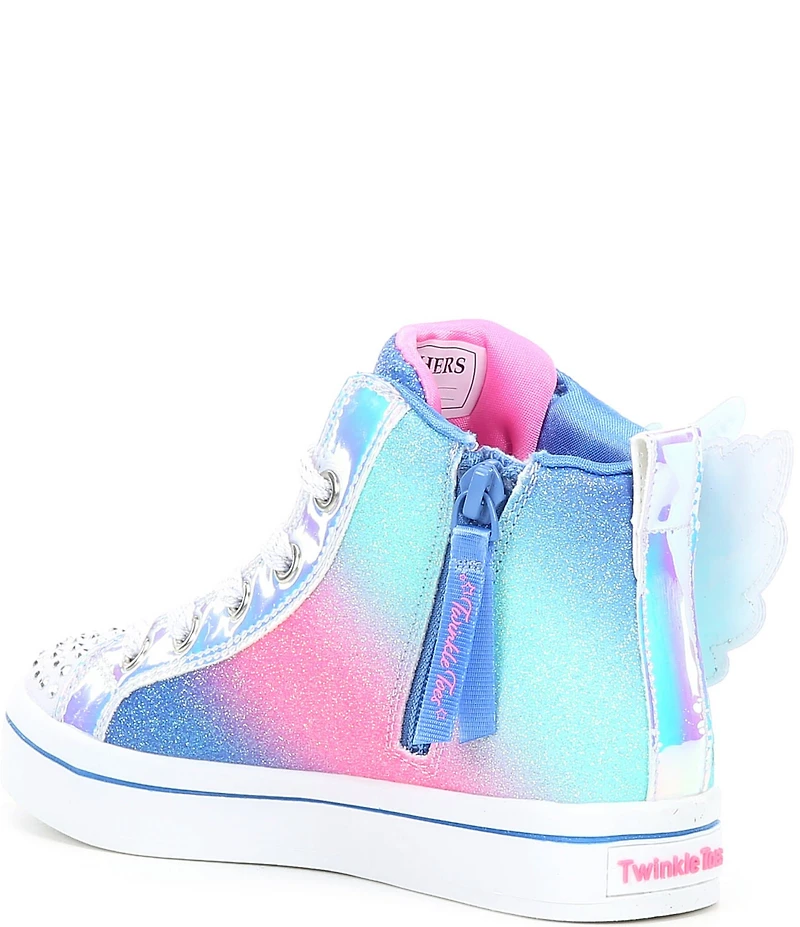Skechers Girls' Twinkle Toes: Twi-Lites 2.0 Dreamy Wings Light Up Hi-Top Sneakers (Toddler)