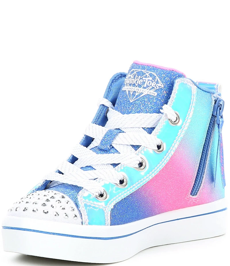 Skechers Girls' Twinkle Toes: Twi-Lites 2.0 Dreamy Wings Light Up Hi-Top Sneakers (Toddler)