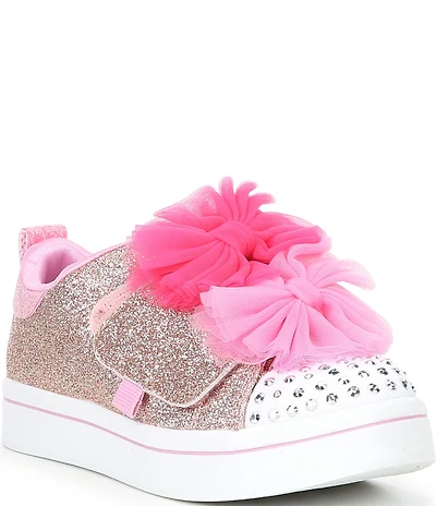 Skechers Girls' Twinkle Toes Twi-Lites 2.0 Tutu Bow Light Up Cute Sneakers (Infant)