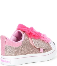 Skechers Girls' Twinkle Toes Twi-Lites 2.0 Tutu Bow Light Up Cute Sneakers (Infant)