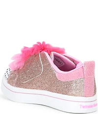 Skechers Girls' Twinkle Toes Twi-Lites 2.0 Tutu Bow Light Up Cute Sneakers (Infant)