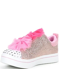 Skechers Girls' Twinkle Toes Twi-Lites 2.0 Tutu Bow Light Up Cute Sneakers (Infant)