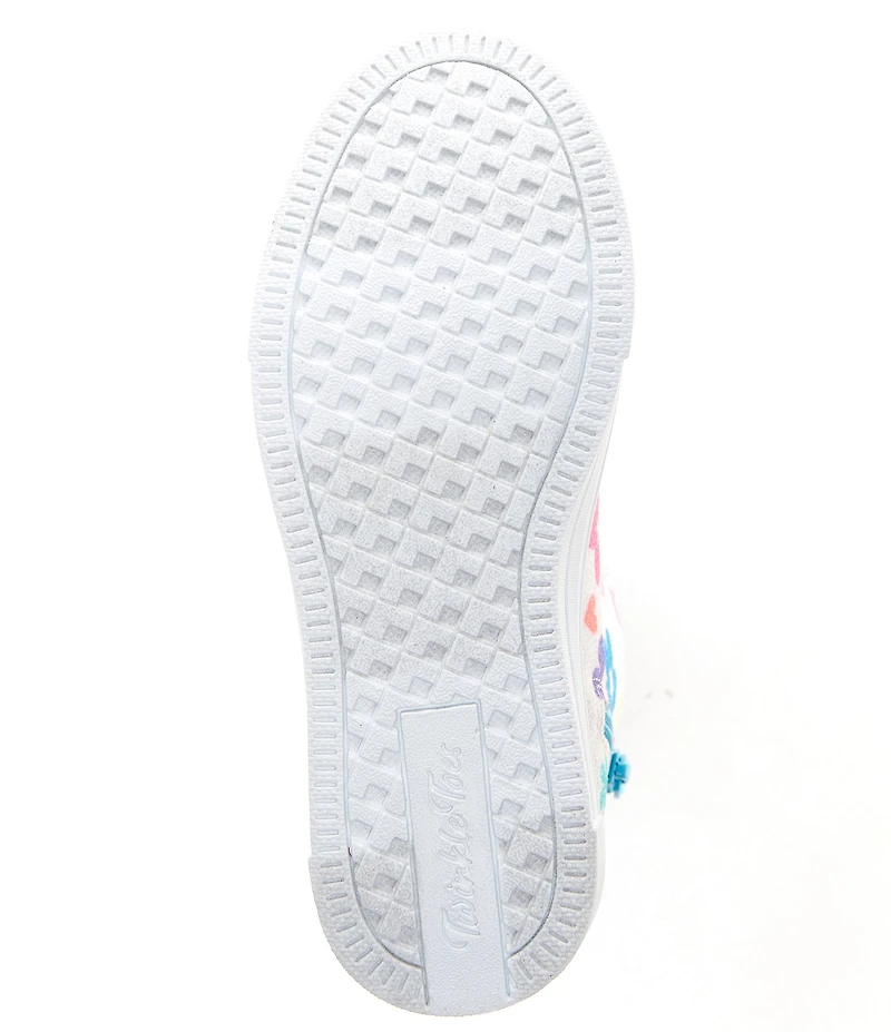 Skechers Girls' Twinkle Toes Twinkle Sparks Super Blossom Light Up Hi-Top Sneakers (Toddler)